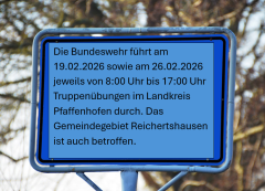 Bundeswehr führt Übung durch